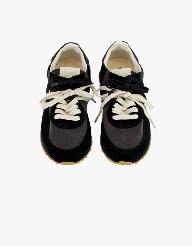 GHŌUD Starlight Soft Low in Glitter & Suede Black