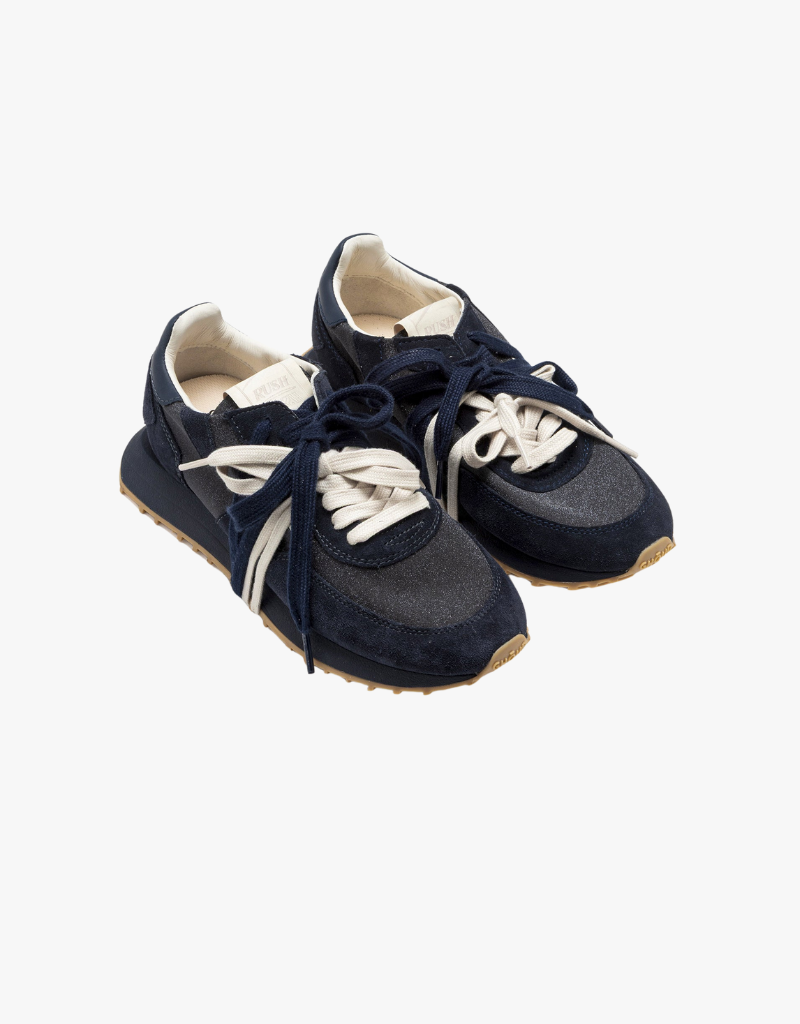 GHŌUD Starlight Soft Low in Glitter & Suede Blue