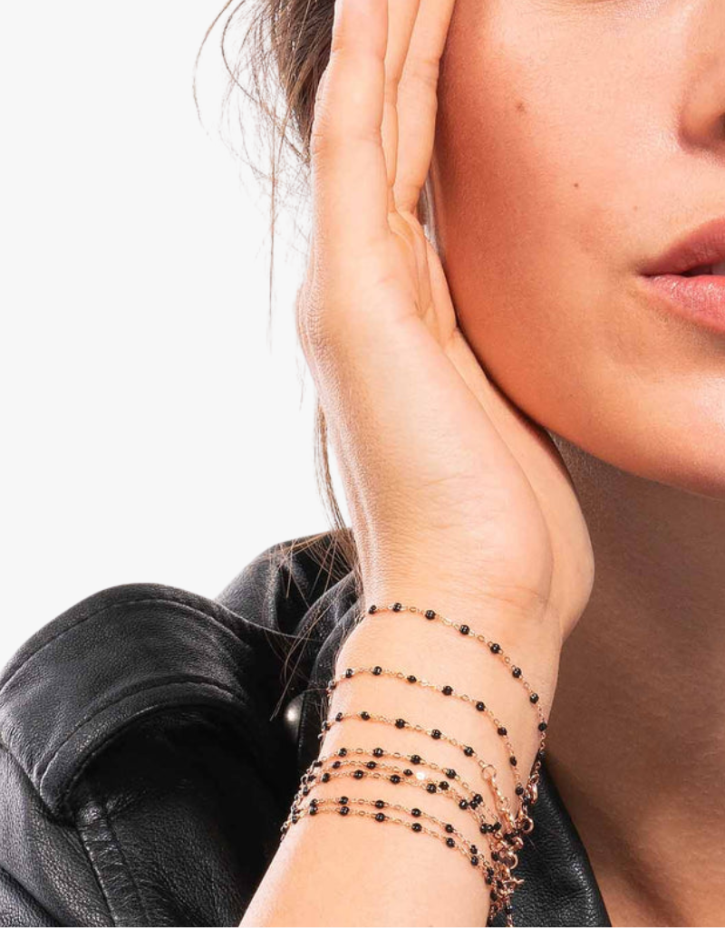 Gigi Clozeau Classic Gigi Bracelet 6.7" in Black