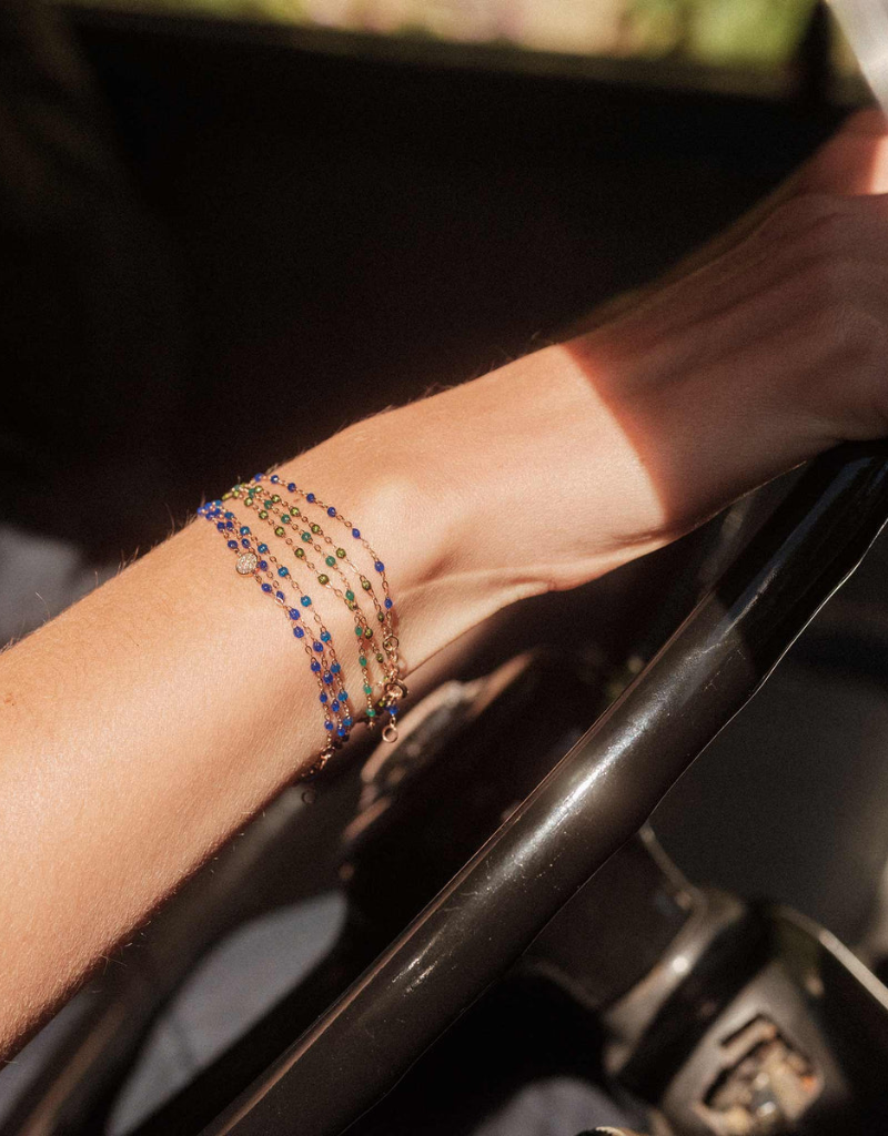 Gigi Clozeau Classic Gigi Bracelet 6.7" in Emerald