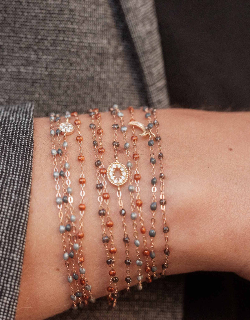 Gigi Clozeau Classic Gigi Bracelet 6.7" in Grey