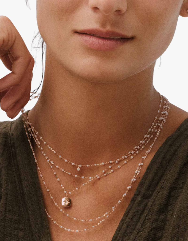 Gigi Clozeau Classic Gigi Necklace 16.5" in Opal