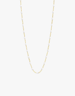Gigi Clozeau Classic Gigi Necklace 17.7" in White