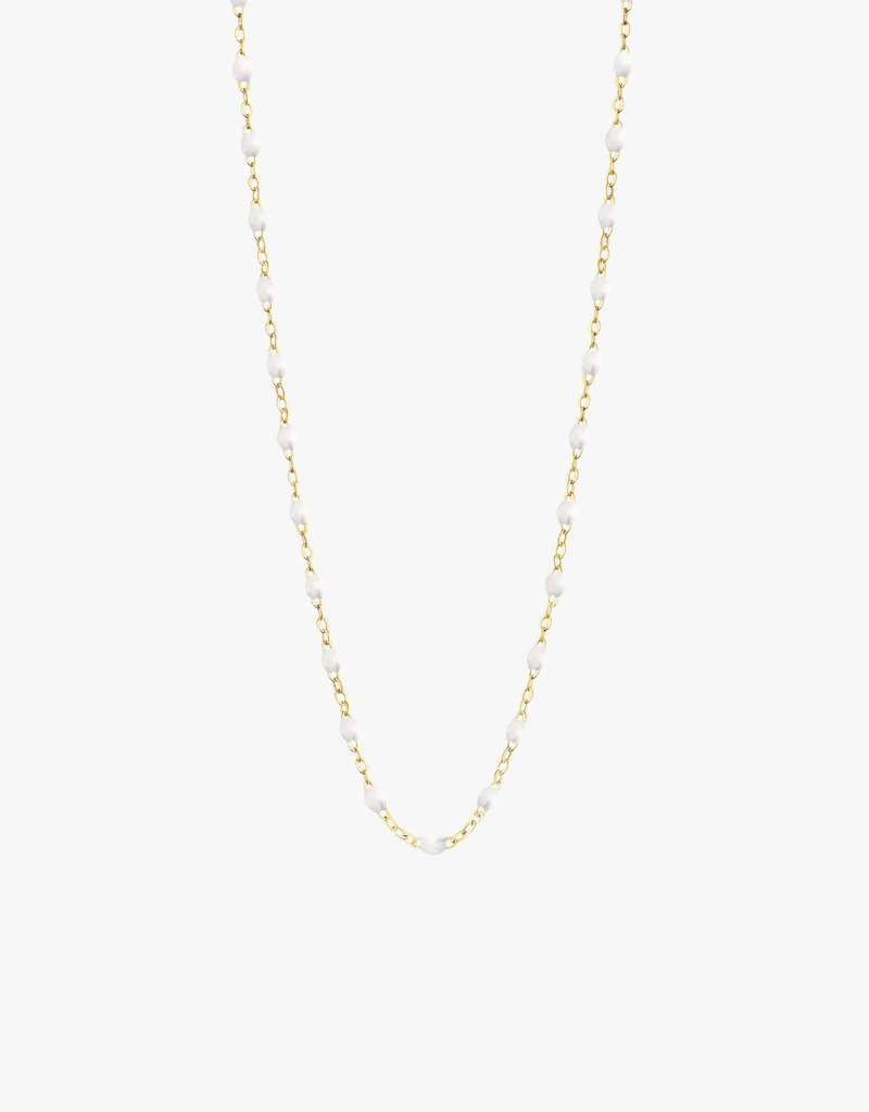 Gigi Clozeau Classic Gigi Necklace 17.7" in White