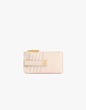 Hammitt 210 West Wallet Calla Lily in White & Brushed Gold