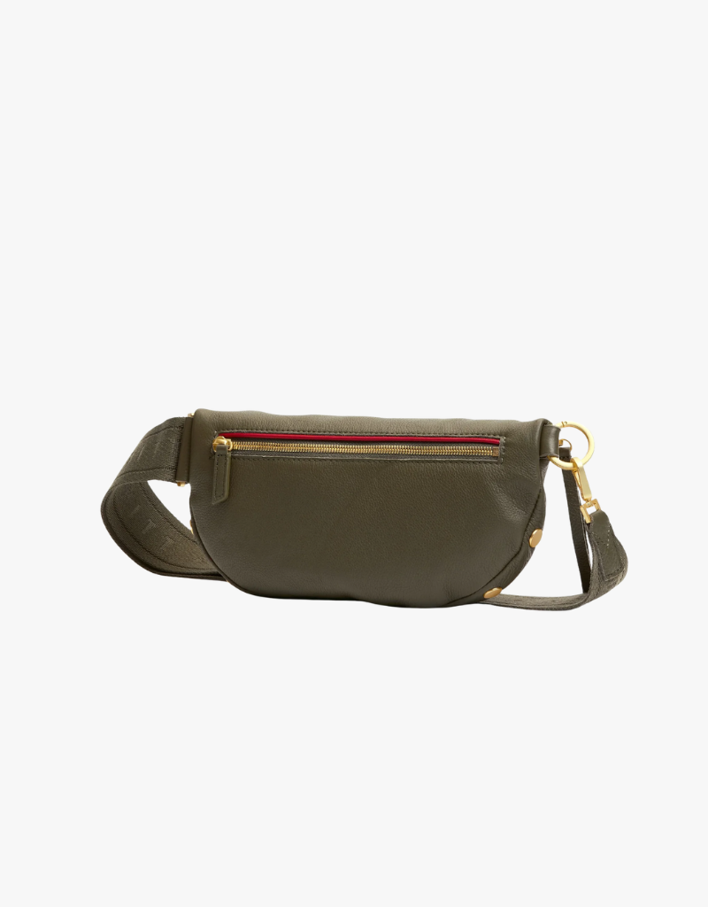 Hammitt Charles Crossbody Medium in Olive & Brushed Gold