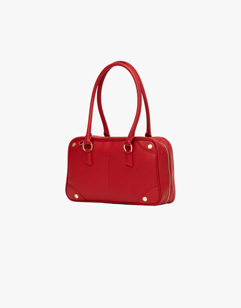 Hammitt Meredith Medium in Chili Red & Gold