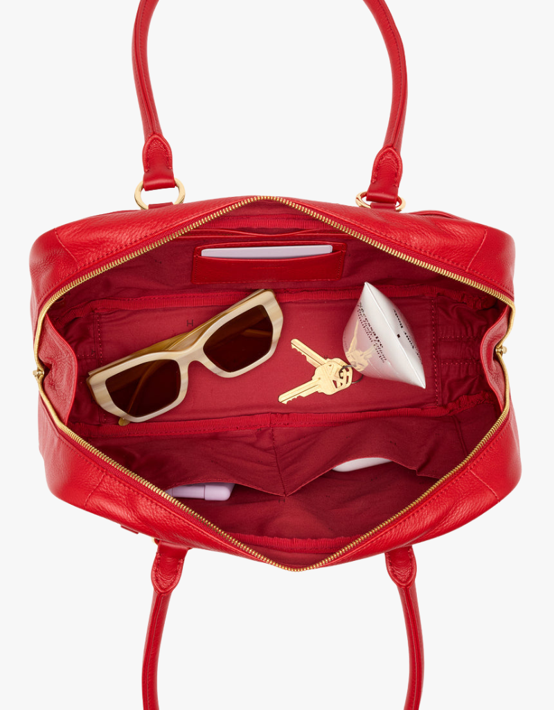 Hammitt Meredith Medium in Chili Red & Gold