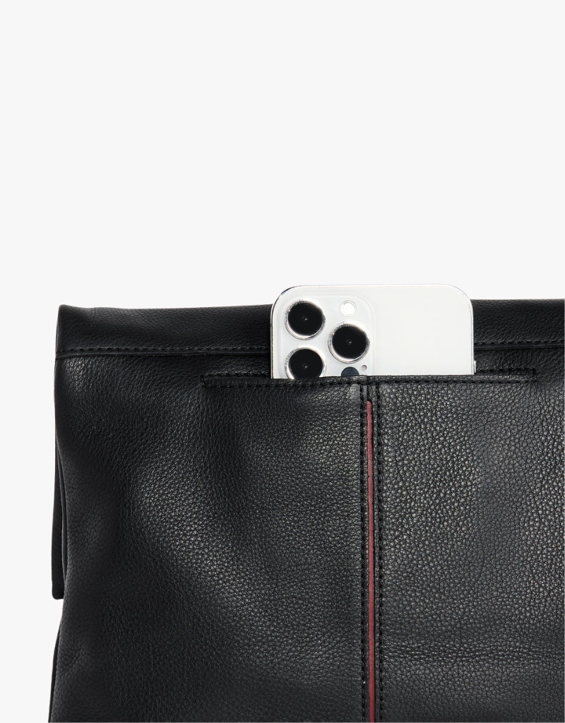 Hammitt VIP Medium Handbag in Black with Brushed Gold