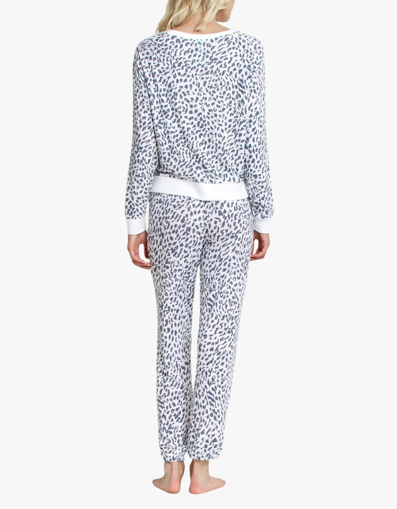 Honeydew Star Seeker Long Set in Sweet Cream Animal