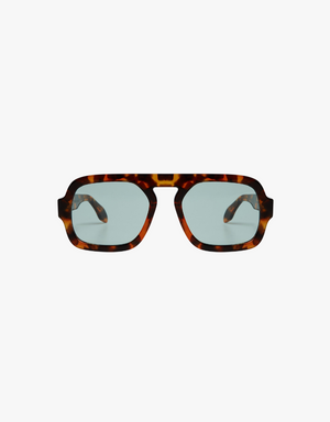 Elisa Johnson Jane Sunglasses in Brown Tortoise