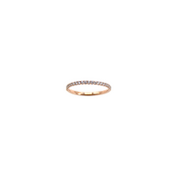Kannyn January Finity Ring in Rose Gold with White Diamond (size 7)