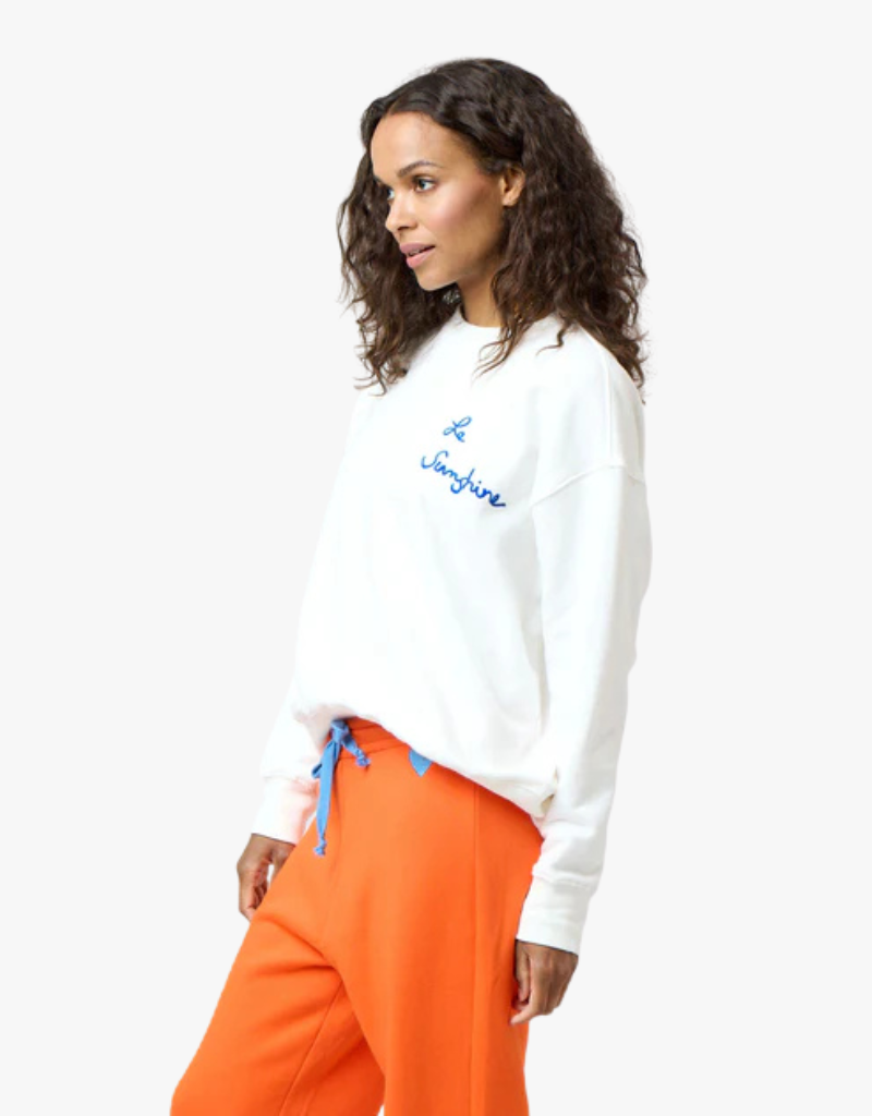 Kerri Rosenthal Ex-Boyfriend Le Sunshine Sweatshirt in White