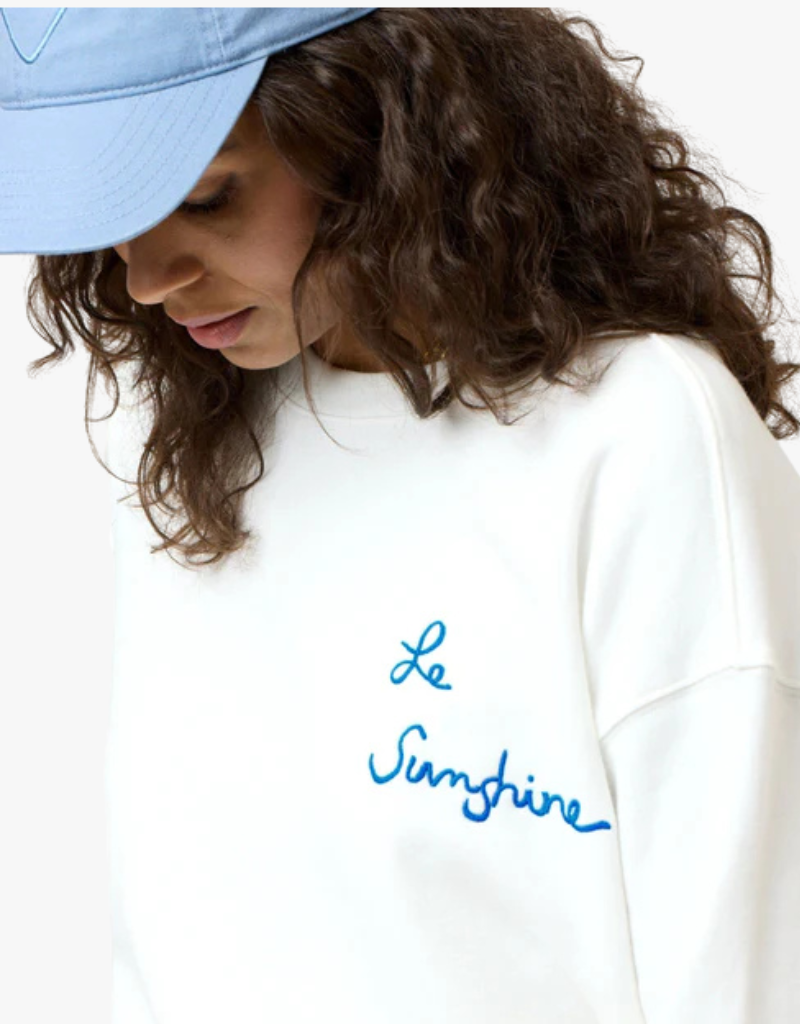 Kerri Rosenthal Ex-Boyfriend Le Sunshine Sweatshirt in White