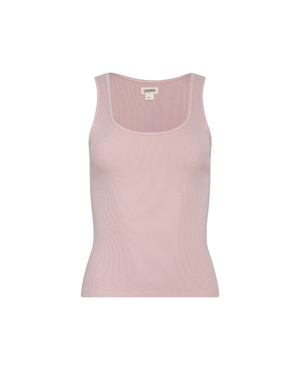 L'agence Adira Scoop Neck Tank in Pale Rose