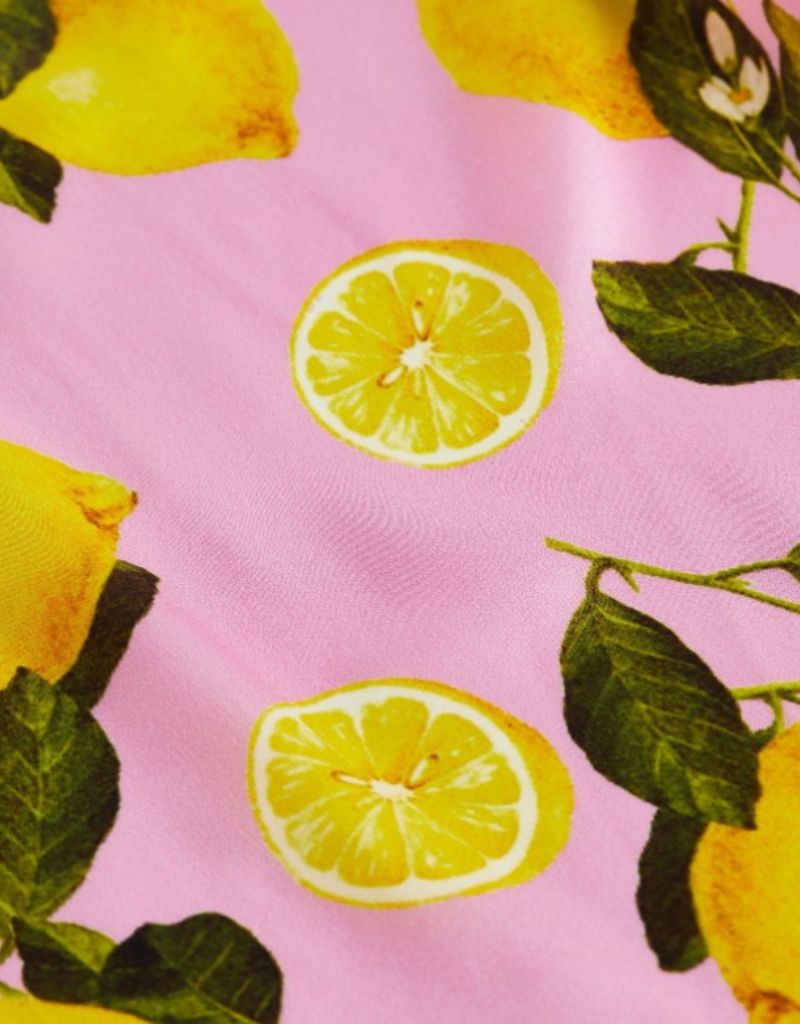 L'agence Akiya Tank Dress in Cotton Candy Multi Lemon