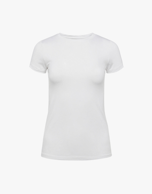 L'agence Ressi Fitted Tee in White