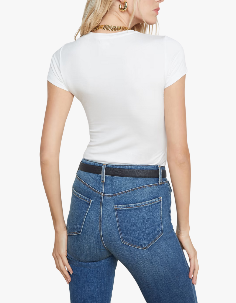 L'agence Ressi Fitted Tee in White