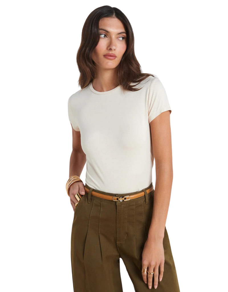 L'agence Ressi Slim-Fit Tee in Bisque