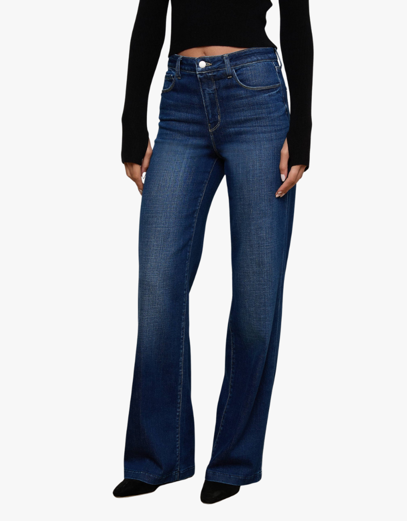 L'agence Scottie High Rise Wide Leg in Marvista