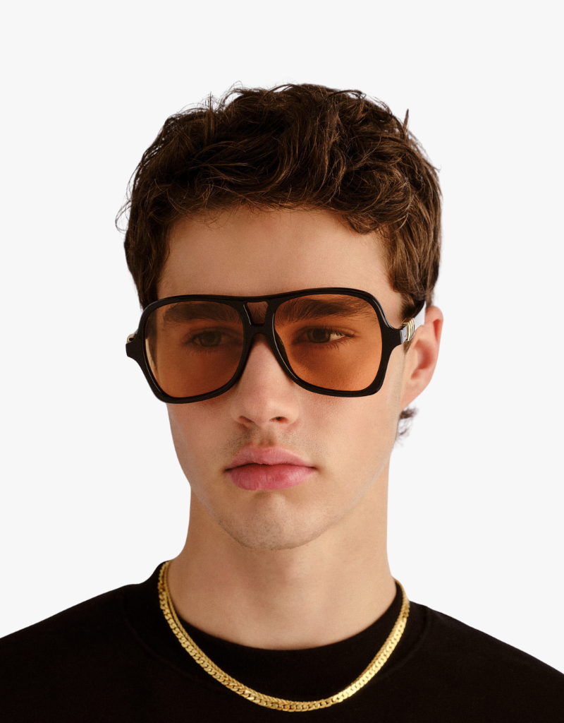 Le Specs Fortune Teller Sunglasses in Black