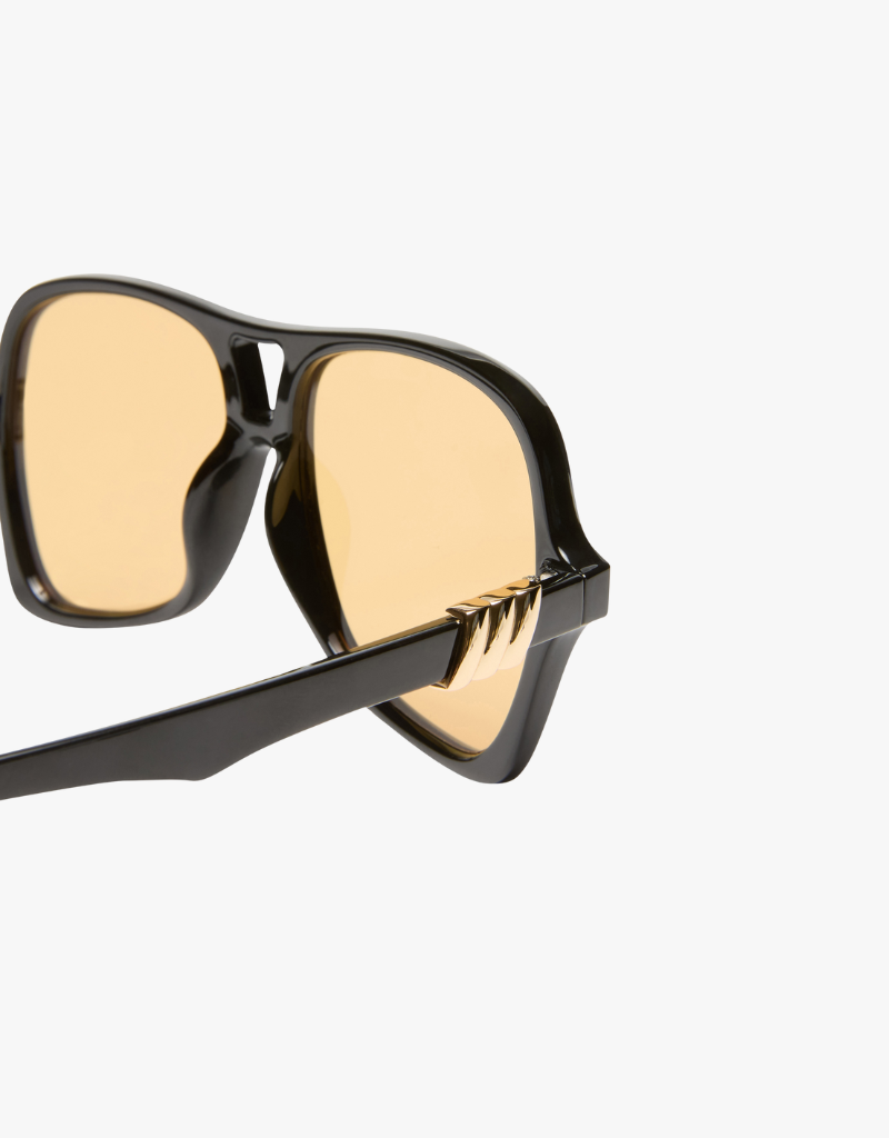 Le Specs Fortune Teller Sunglasses in Black