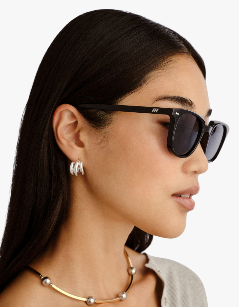 Le Specs Le Resolu Sunglasses in Black