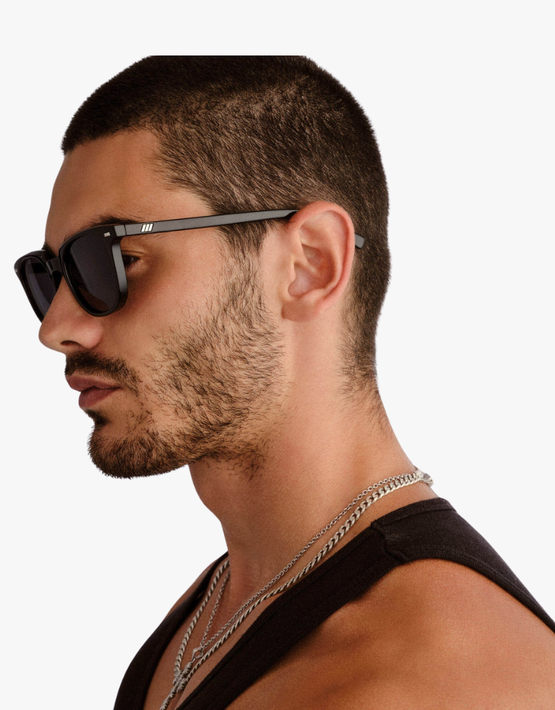 Le Specs Le Resolu Sunglasses in Black