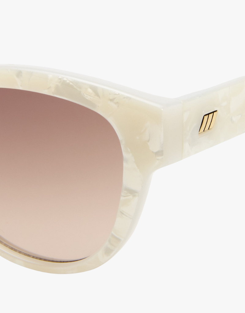 Le Specs Majestic in White Marble