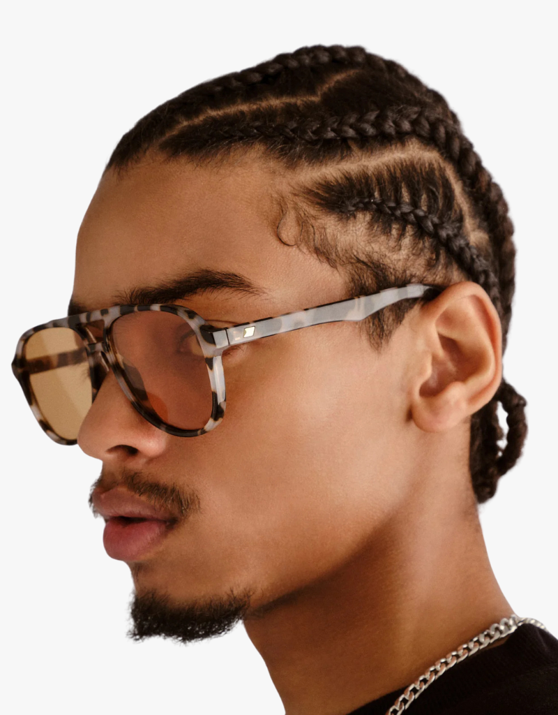 Le Specs Tragic Magic Sunglasses in Cookie Tort