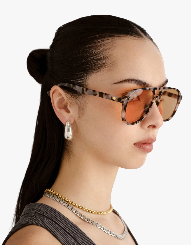Le Specs Tragic Magic Sunglasses in Cookie Tort