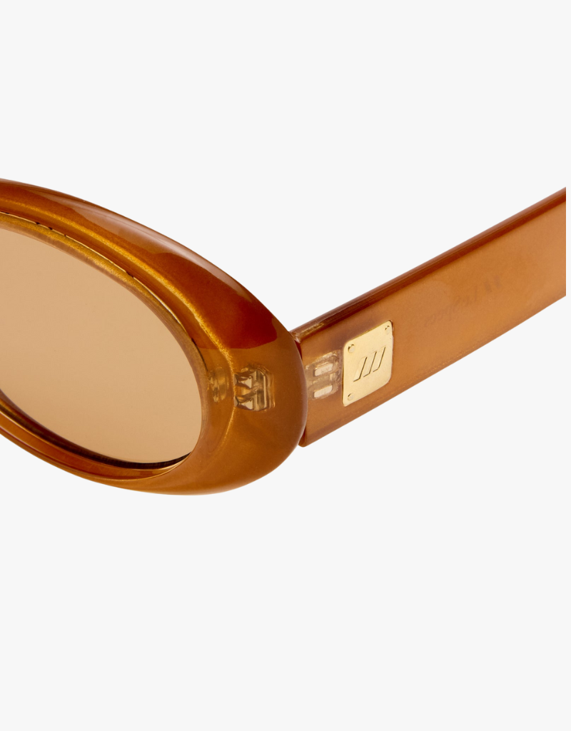 Le Specs Work It in Gold Pearl