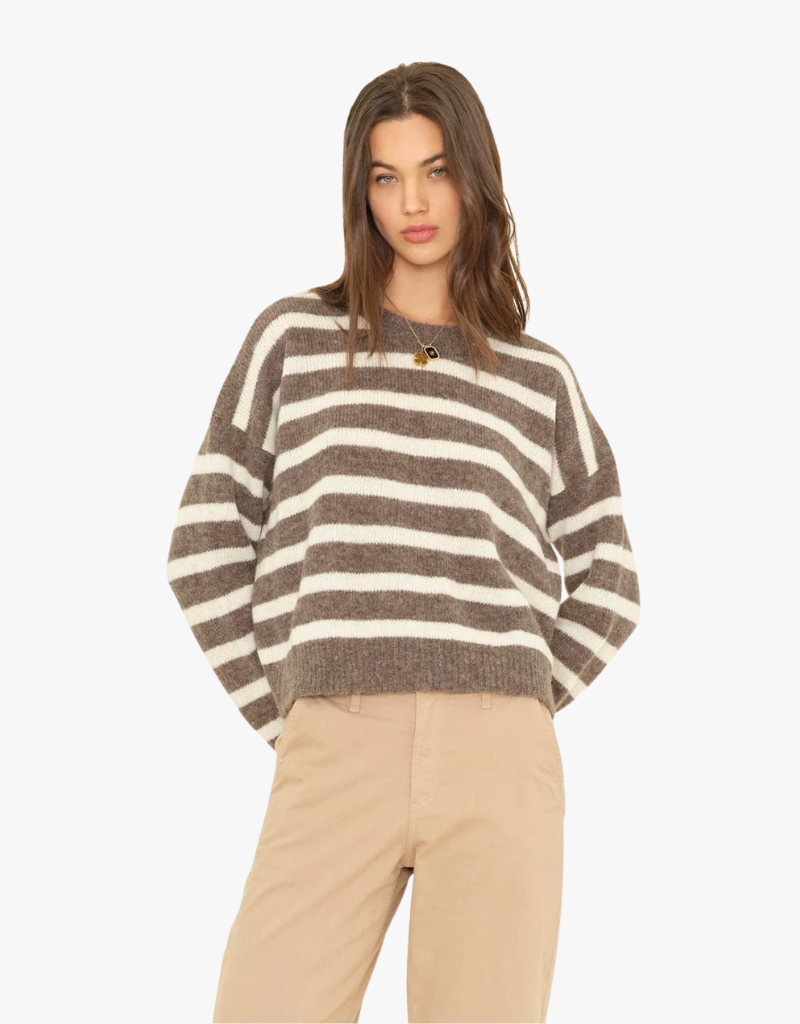 Xirena Lela Sweater in Wheat & Ivory