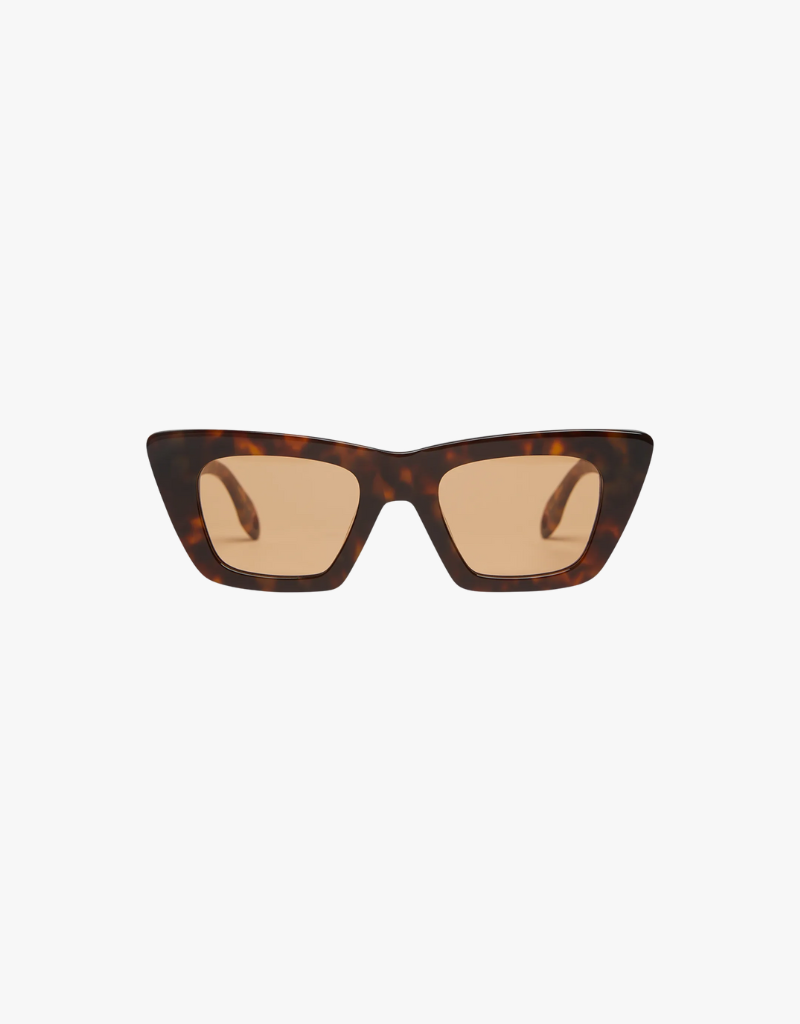 Elisa Johnson Lori Sunglasses in Brown Tortoise