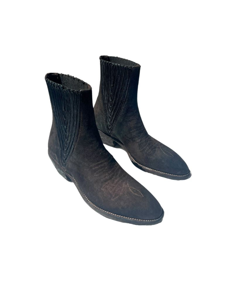 Marco Delli West Boots in Dark Brown