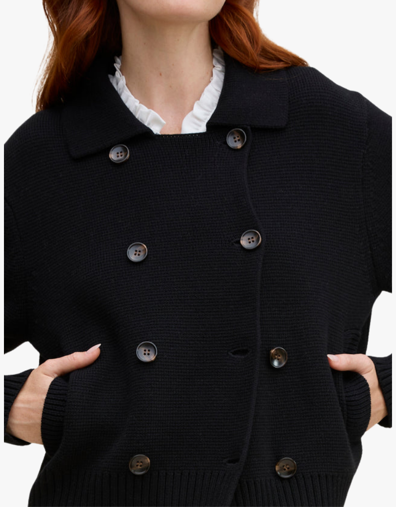 Margaret O'Leary Dylan Double Knit Jacket in Black