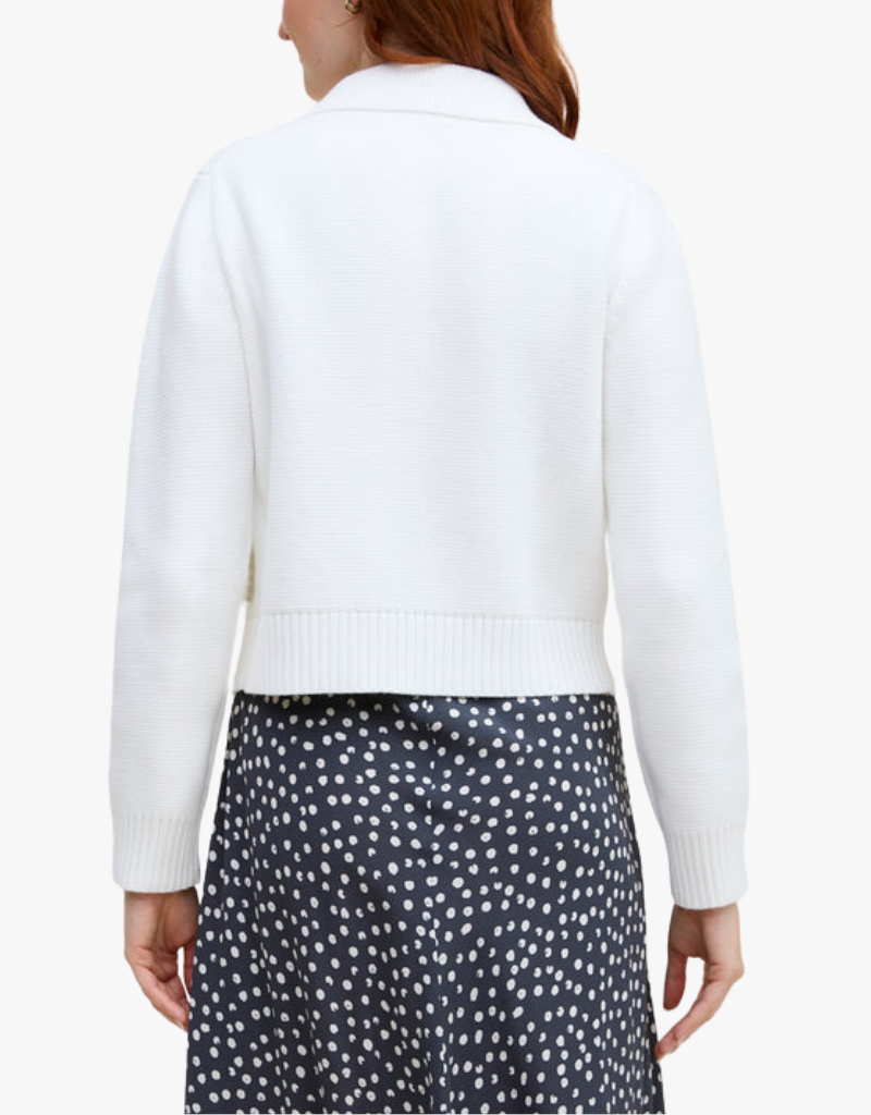 Margaret O'Leary Dylan Double Knit Jacket in Chalk