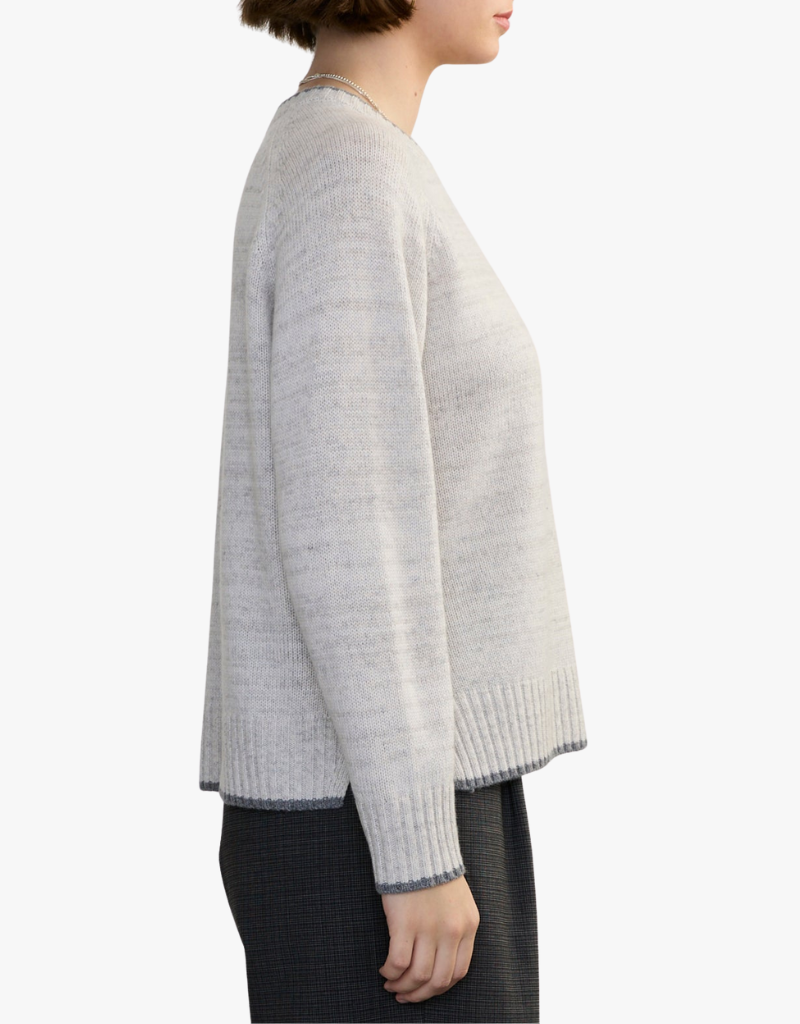 Margaret O'Leary Mendocino Pullover in Fog Combo