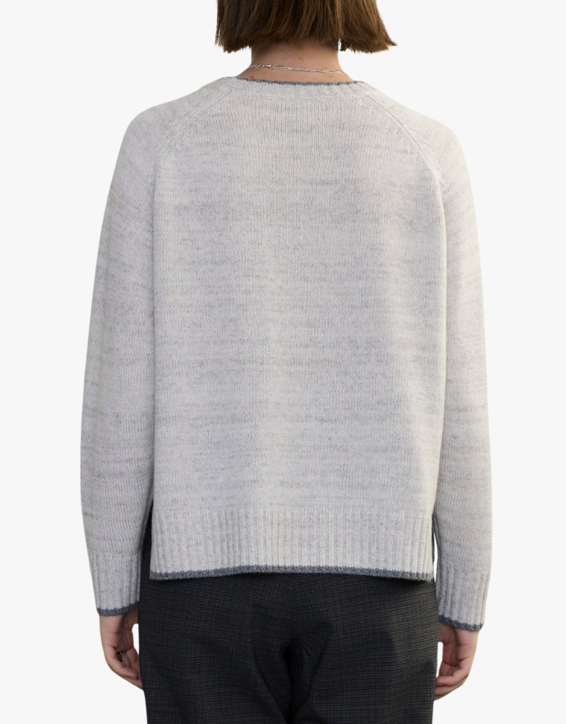 Margaret O'Leary Mendocino Pullover in Fog Combo