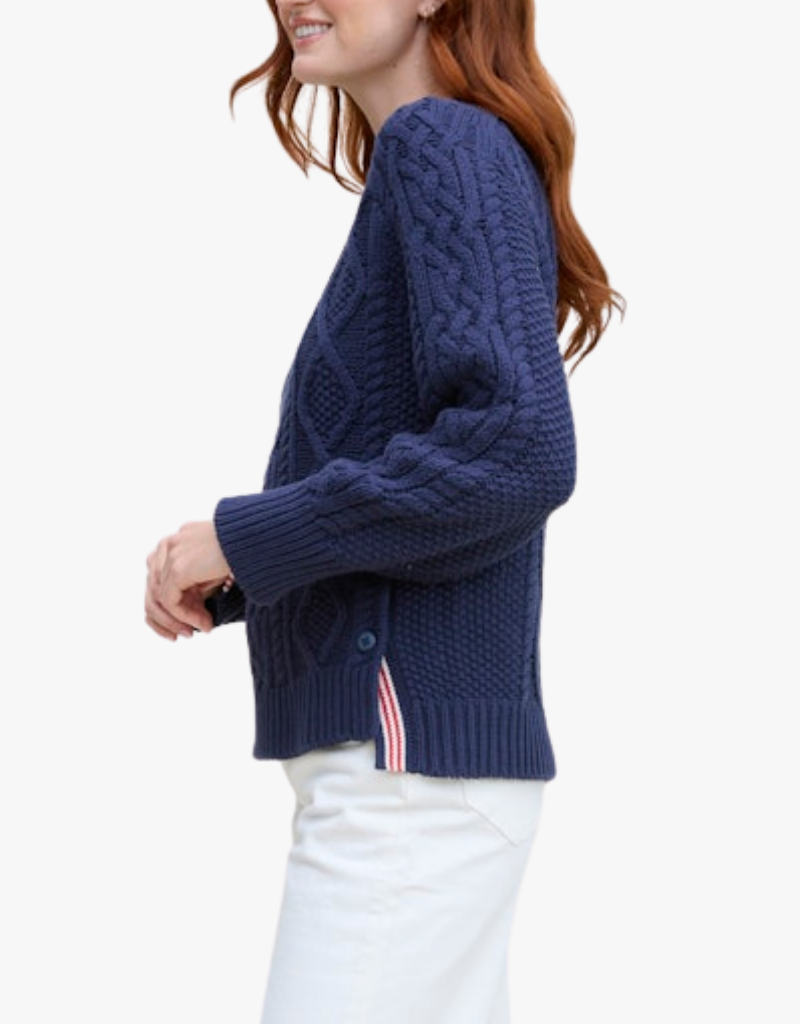 Margaret O'Leary Maritime Zip Jacketin Navy