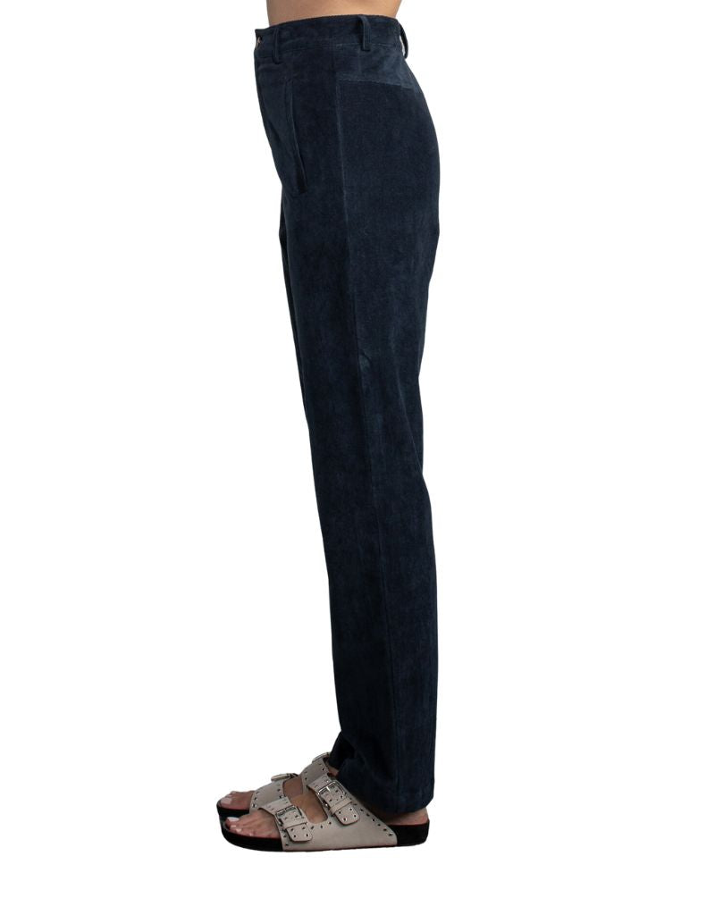 Margaret O'Leary Stretch Corduroy Pant in Navy