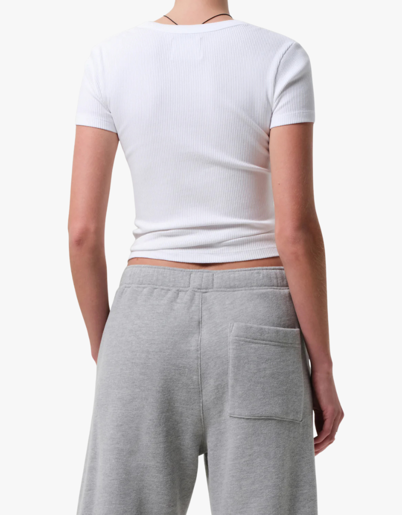 Citizens of Humanity Maude U Neck Tee in White