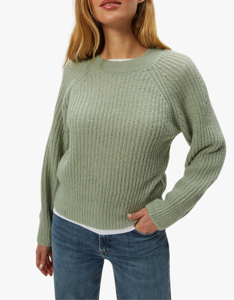 Michael Stars Indra Crew Neck Sweater in Sage