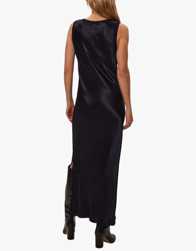 Michael Stars Randi V-Neck Midi in Nocturnal