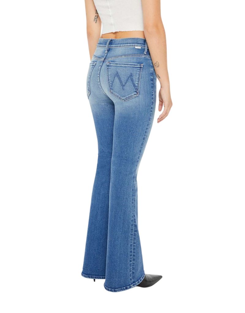Mother Lil Weekender Jeans in Layover