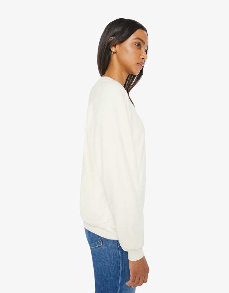 Mother The Biggie Concert Sweatshirt in Cream