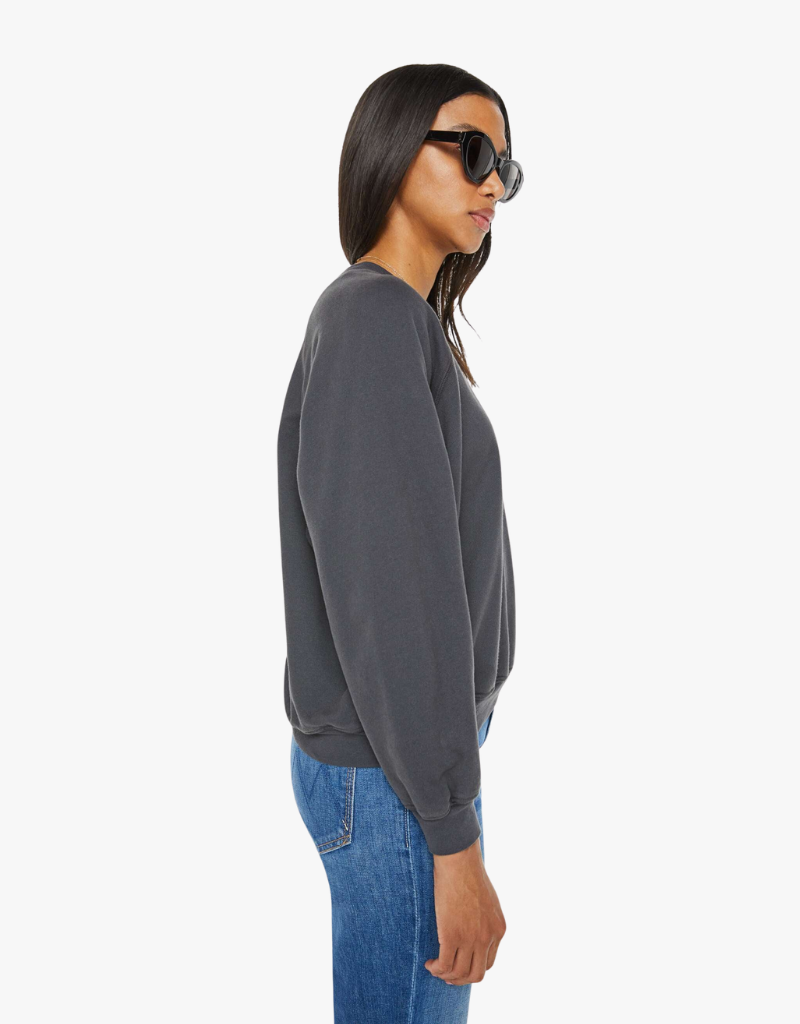 Mother The Biggie Concert Sweatshirt in Faded Black
