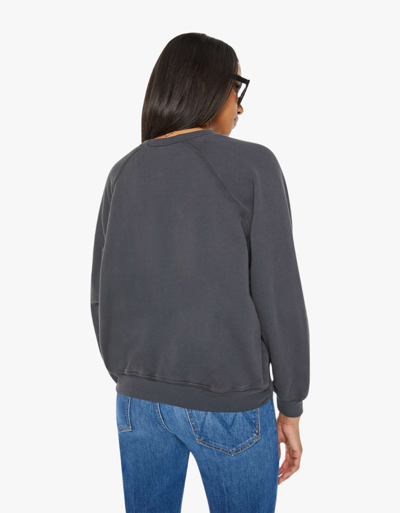 Mother The Biggie Concert Sweatshirt in Faded Black
