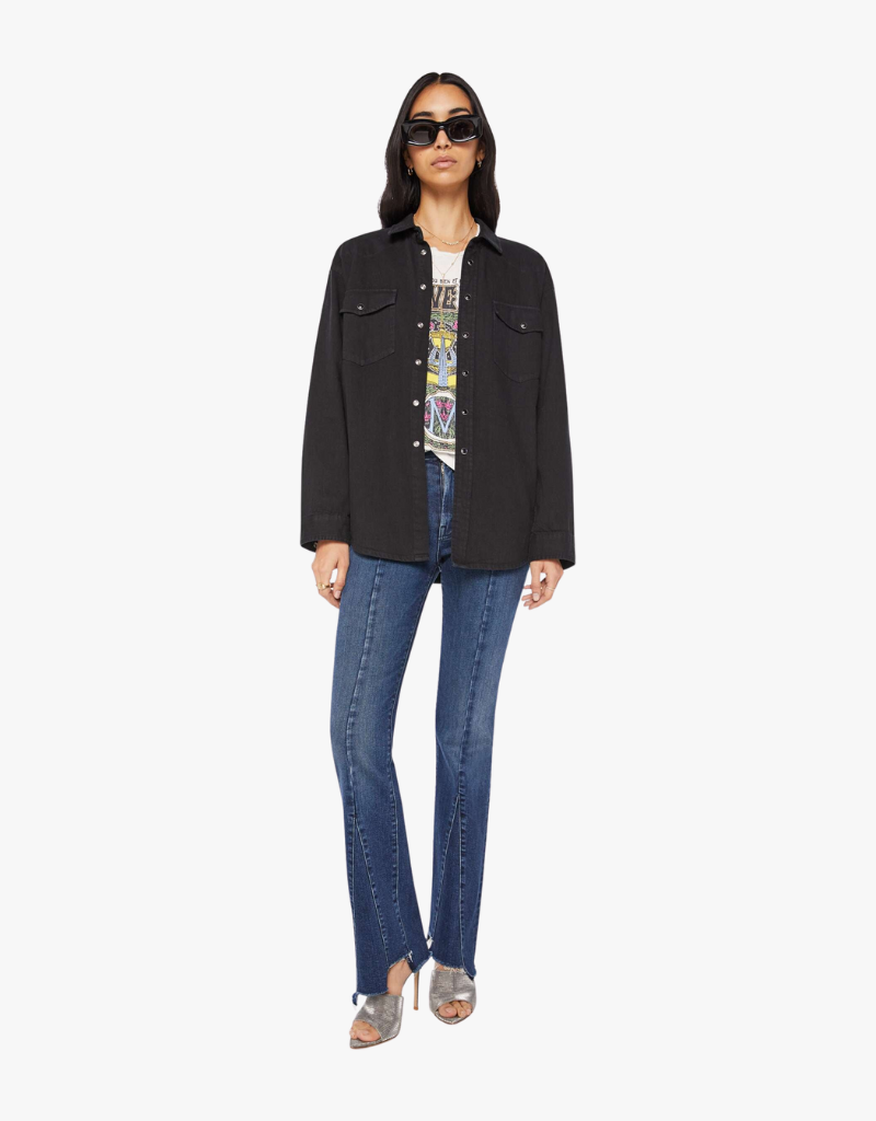 Mother The Insider Skimp Pointy Fray Jeans in You're a Riot