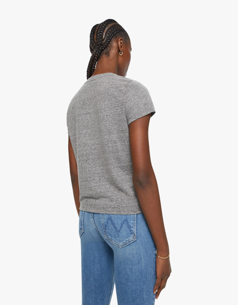 Mother The Lil' Goodie Goodie T-shirt in Heather Grey